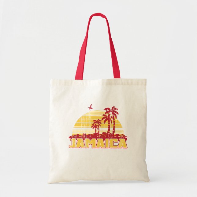 Bolso De Tela Paraíso de Jamaica (Frente)