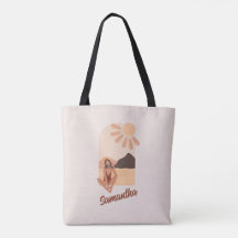 Paraíso de playa Verano Retro Nombre personalizado
