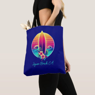 Bolso De Tela Paraíso de Surfboard Sunset