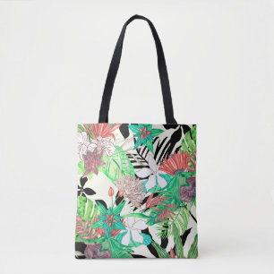 Bolso De Tela Paraíso floral II