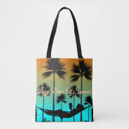 Bolso De Tela Paraíso tropical Beach Style Tote Bag