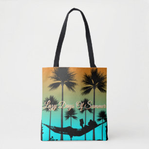 Bolso De Tela Paraíso tropical Beach Style Tote Bag