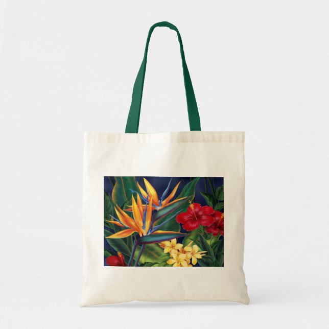 Bolso De Tela Paraíso tropical Tote Bag (Frente)