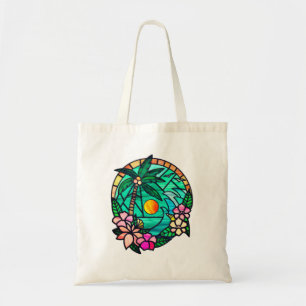 Bolso De Tela Paraíso Tropical   Vibraciones de la Playa al Atar