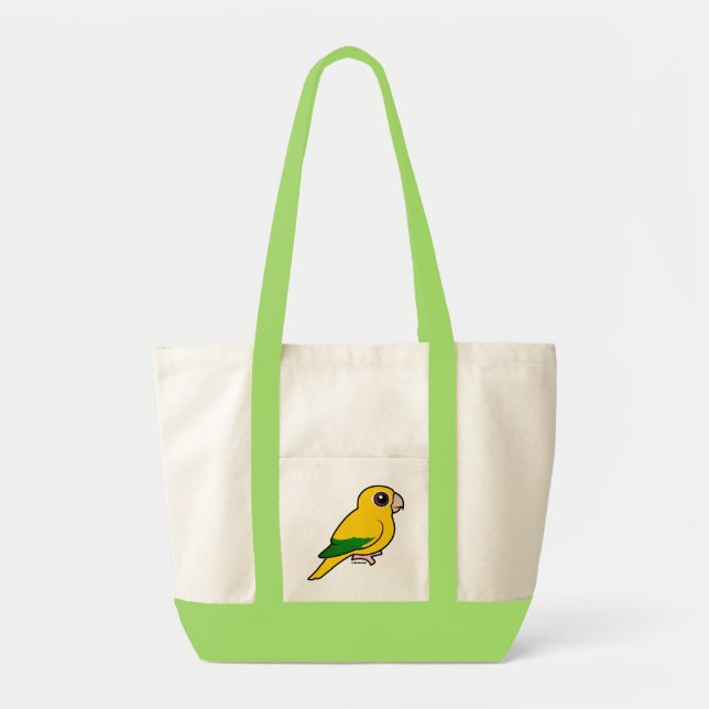 Bolso De Tela Parakeet de oro de Birdorable (Frente)