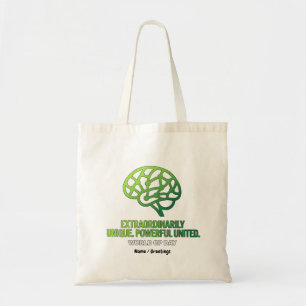 Bolso De Tela Parálisis Cerebral Extraordinariamente Única y Uni