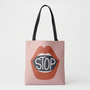 Bolso De Tela Parar los labios