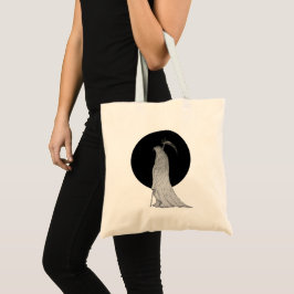 Bolso De Tela Parca de Dotwork