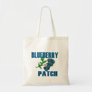 BOLSO DE TELA PARCHE BLUEBERRY