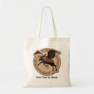 Bolso De Tela Parche de Aviación de Moose Volador