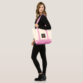 Bolso De Tela Parche de Calabaza "U".