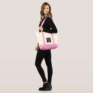 Bolso De Tela Parche de Calabaza "U".