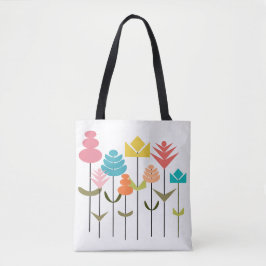 Bolso De Tela Parche de flores