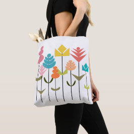 Bolso De Tela Parche de flores
