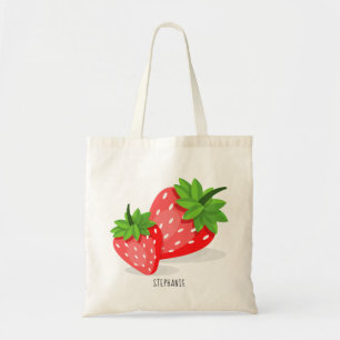 Bolso De Tela Parche de fresa