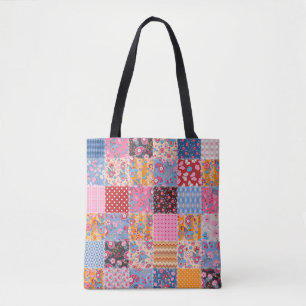 Bolso De Tela Parche sin costuras, lindo patrón de tela.