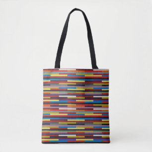 Bolso De Tela Parches de bandas de color alternativas - Horizont