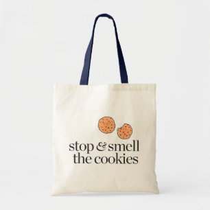 Bolso De Tela Pare y huela las galletas