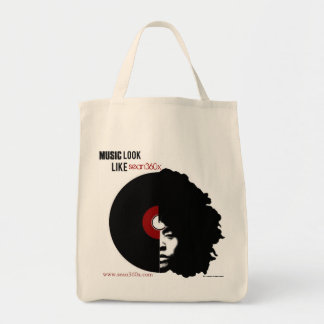 Bolso De Tela Parecer orgánico del tote sean360x música