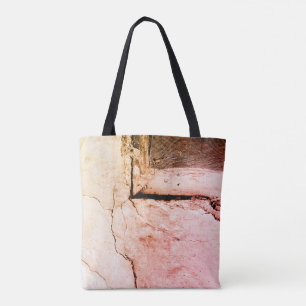 Bolso De Tela Pared agrietada