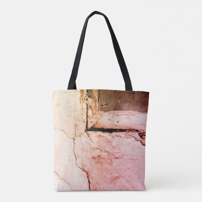 Bolso De Tela Pared agrietada (Reverso)