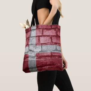Bolso De Tela Pared de bandera de Dinamarca