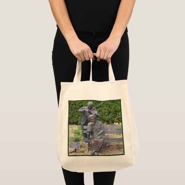 Bolso De Tela Pareja Anciana Jardín Botánico Serenade (Anverso (producto))