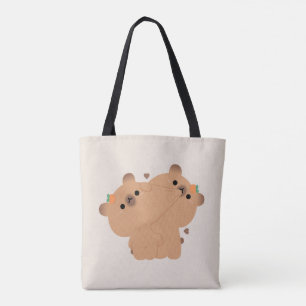 Bolso De Tela Pareja Capybara
