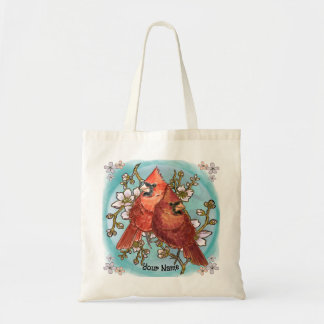 Bolso De Tela Pareja cardinal