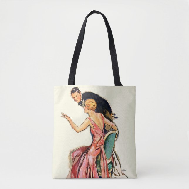 Bolso De Tela Pareja comprometida (Anverso)