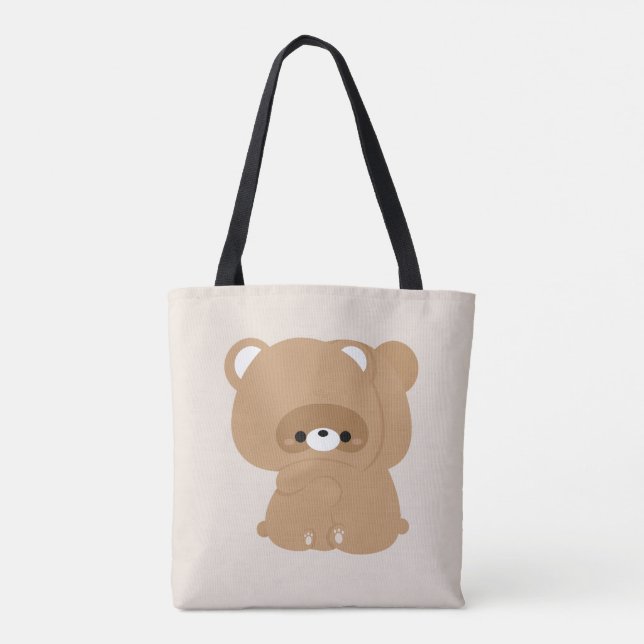 Bolso De Tela Pareja Cute Beaver (Reverso)