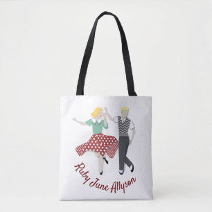 Bolso De Tela Pareja Dance Swing