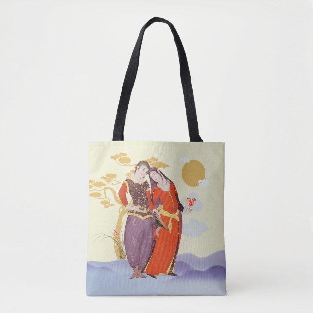 Bolso De Tela Pareja de amor (Anverso)