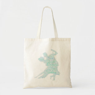 Bolso De Tela Pareja de arte de Word bailarina Bachata Salsa