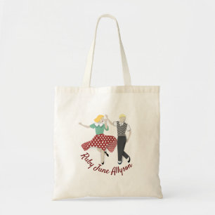 Bolso De Tela Pareja De Baile Swing