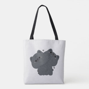 Bolso De Tela Pareja de Bulldog francesa