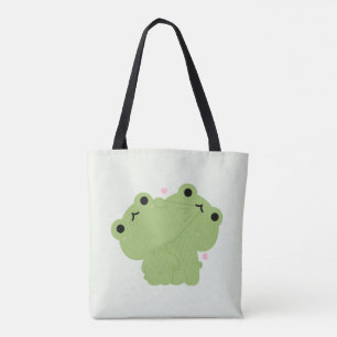 Bolso De Tela Pareja de rana