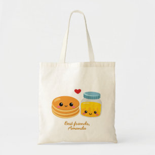 Bolso De Tela Pareja perfecta Kawaii panqueque personalizado de