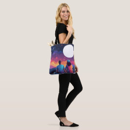 Bolso De Tela Pareja Stargazing