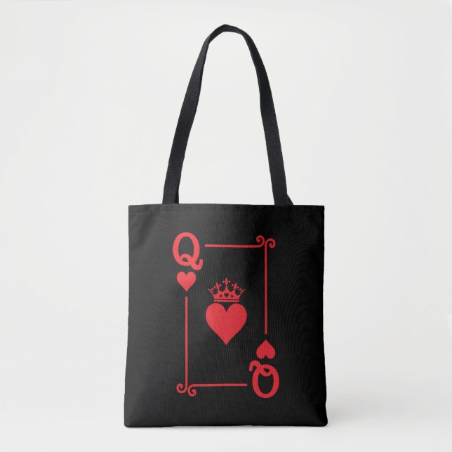 Bolso De Tela Parejas coincidentes disfraz de Halloween Reina de (Anverso)