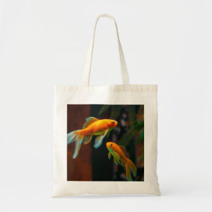 Bolso De Tela Pares de Goldfish afortunado