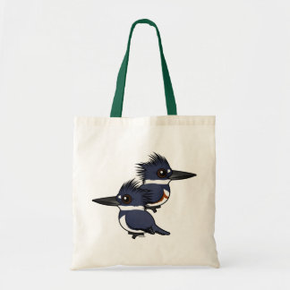 Bolso De Tela Pares del martín pescador ceñido
