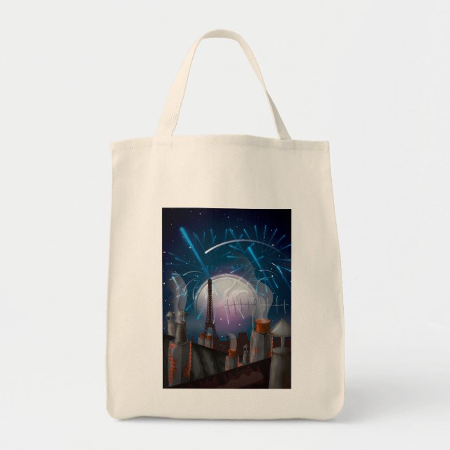 Bolso De Tela París (Frente)