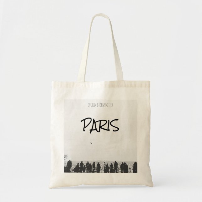 BOLSO DE TELA PARIS (Frente)