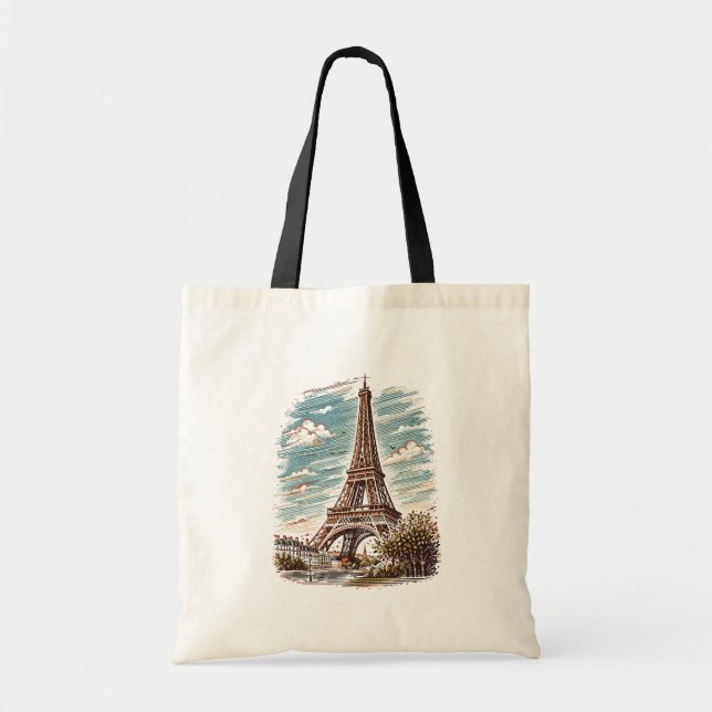 Bolso De Tela París (Frente)