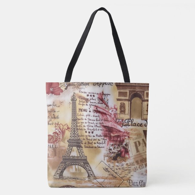 Bolso De Tela París (Anverso)