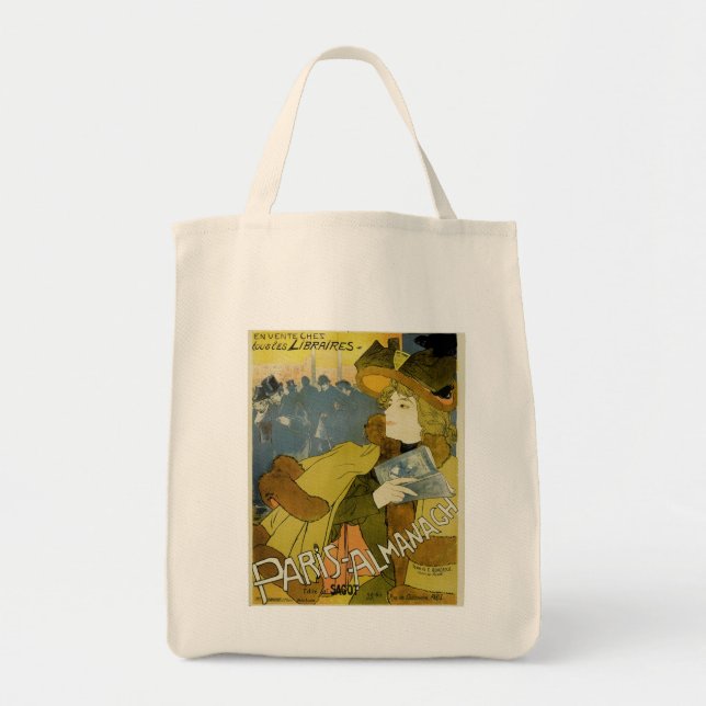 Bolso De Tela París-Almanach (Frente)