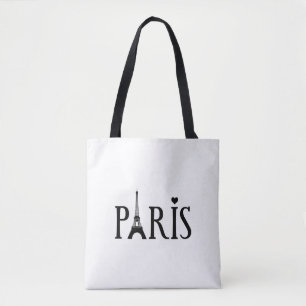 Bolso De Tela París - Arte gráfico