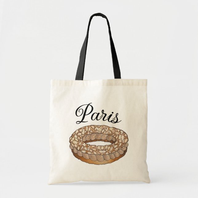 Bolso De Tela Paris-Brest Choux Pastry French Patisserie Francia (Frente)