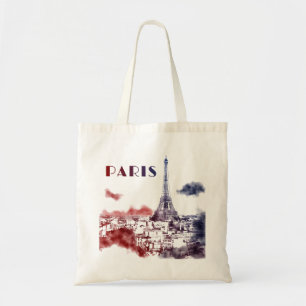Bolso De Tela Paris City Skyline Eifel Tower Travel Francia